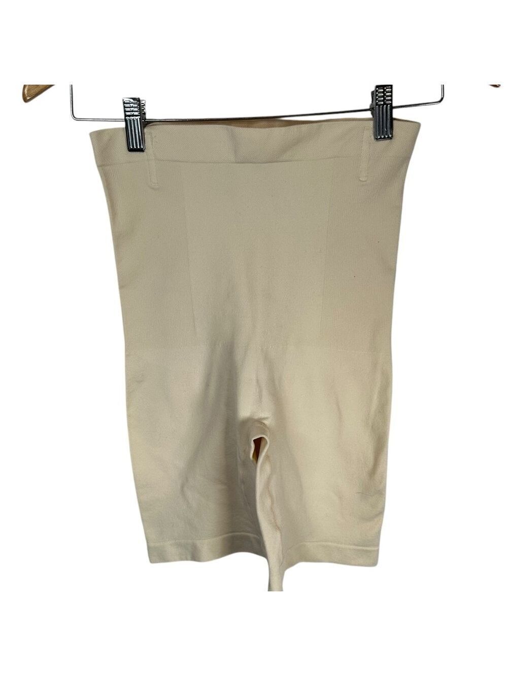 Shapermint Mid Waisted Shaper Shorts XL 2XL Beige Stretch Control Softcore Fit